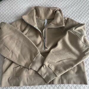 Lululemon half Zip-Up Scuba - size M/L